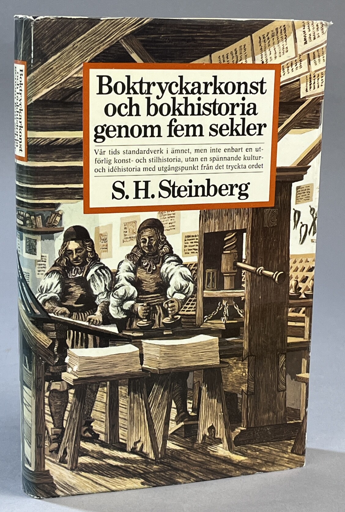 Boktryckarkonst och bokhistoria genom fem sekler. Fackgranskad och kompletterad av Åke Hallberg. [Utg. av] Bokförlaget Spektra AB.