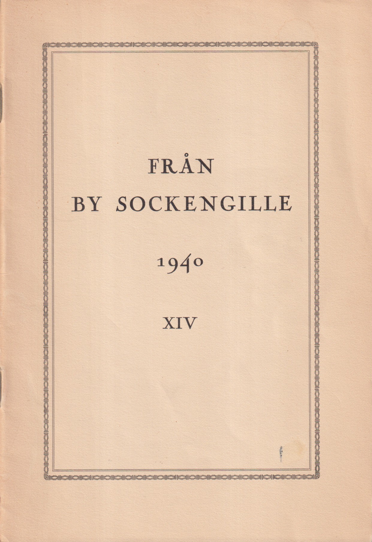 Från By sockengille 1940. XIV [årgången].