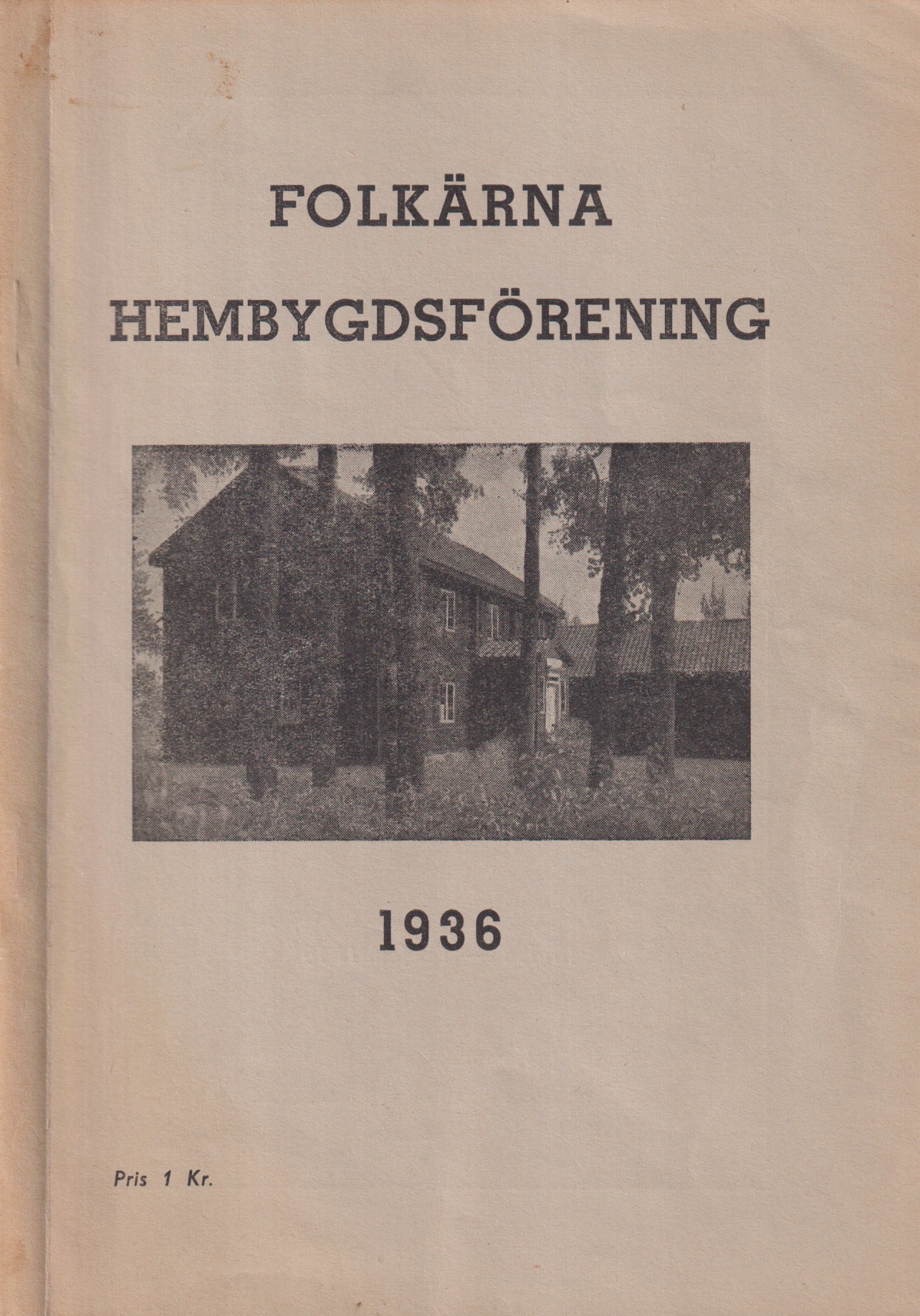 Folkärna hembygdsförening 1936.