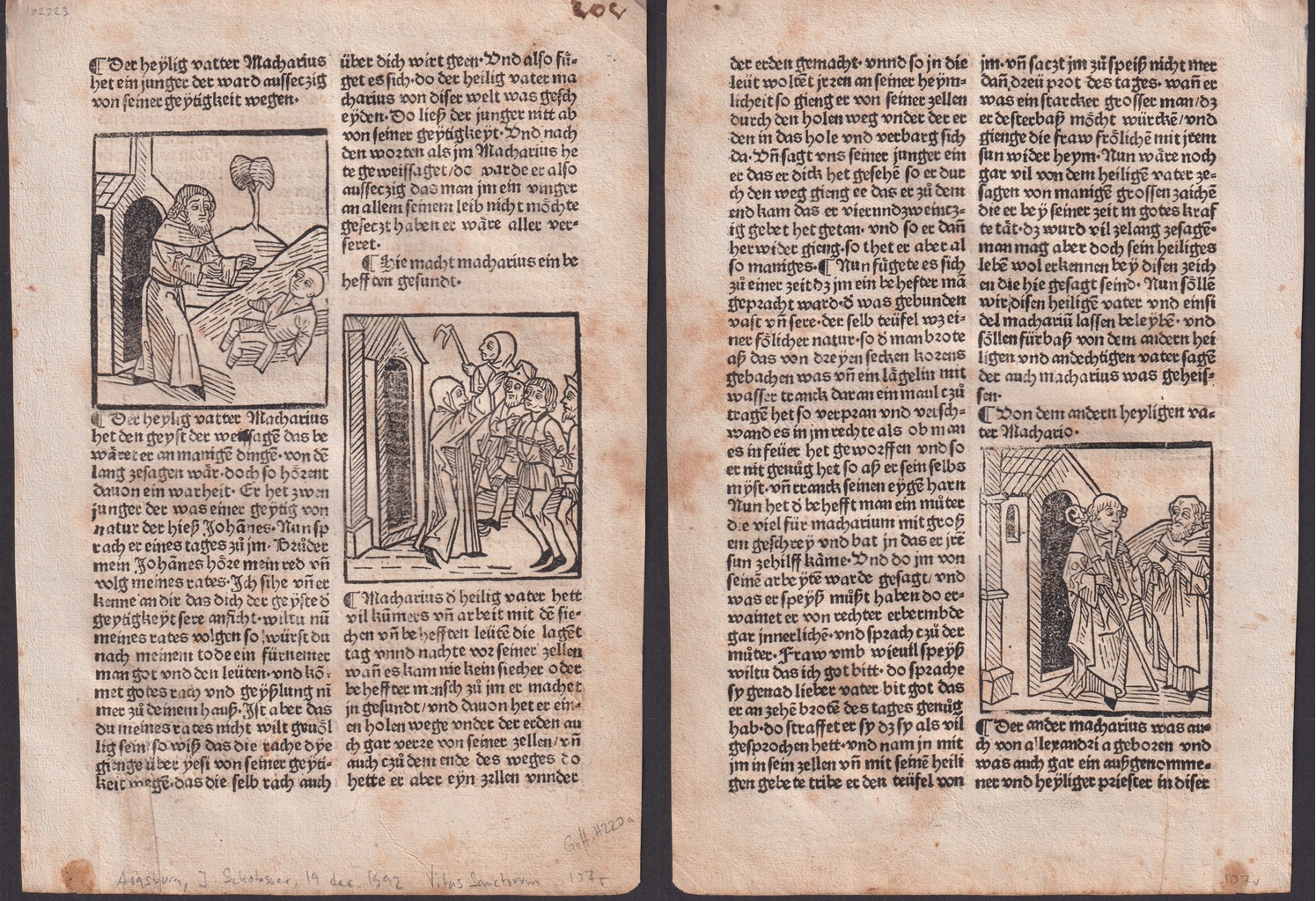 Vitae sanctorum patrum, sive Vitas patrum [German] Leben der heiligen Altväter. [Part 1].