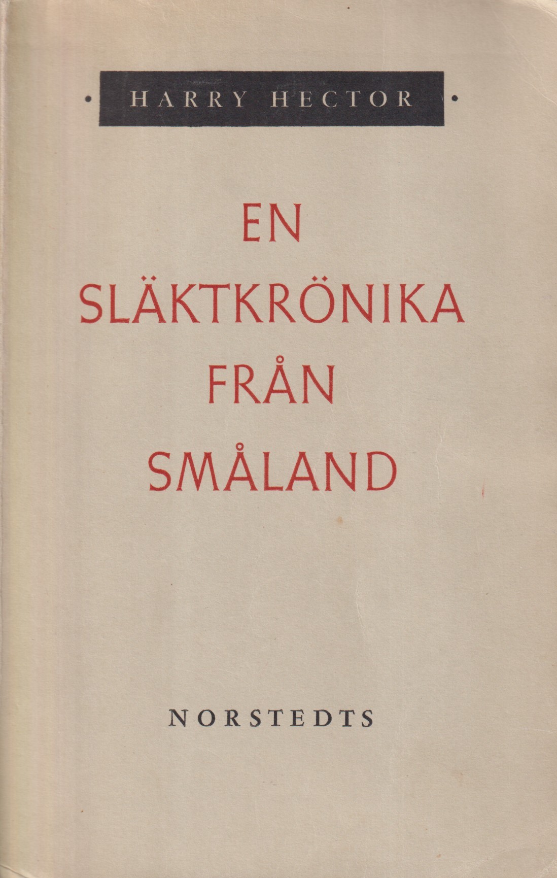 En släktkrönika från Småland. [Släkten Roback (Robach)].