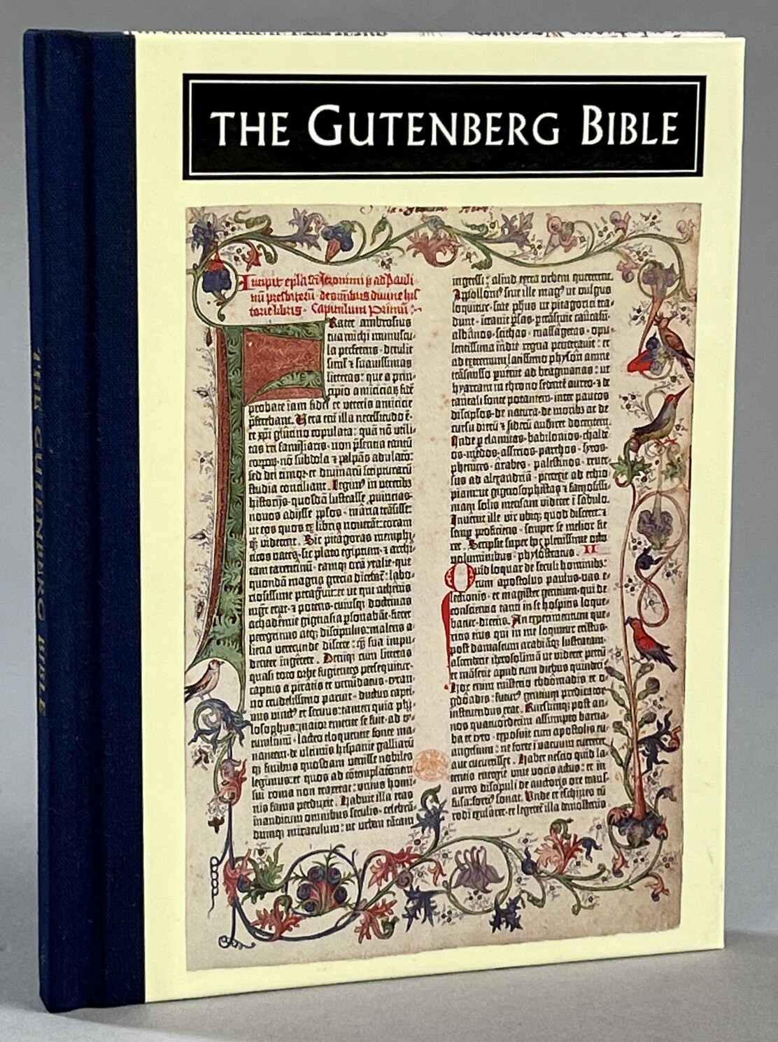 The Gutenberg Bible.