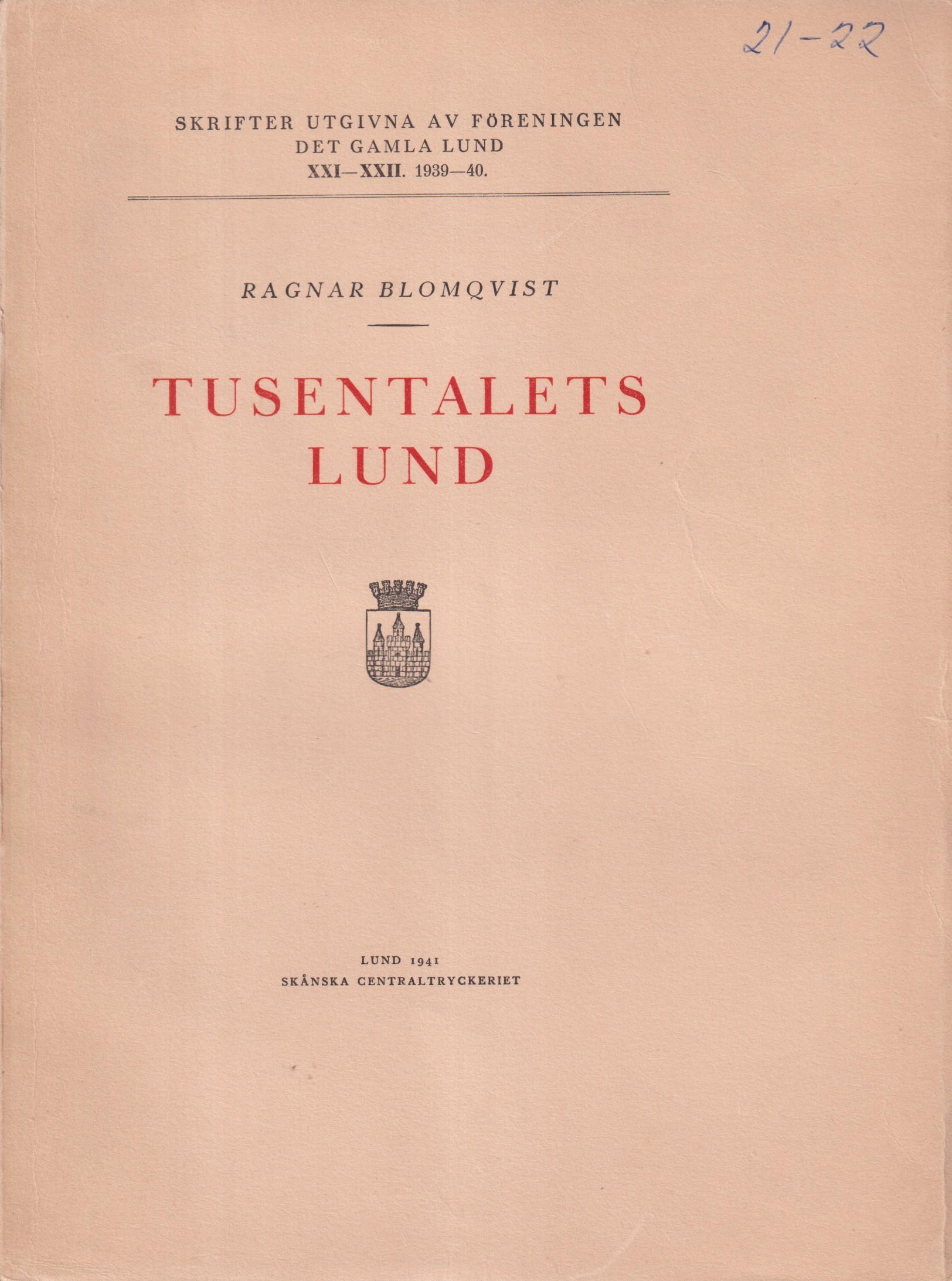 Tusentalets Lund.