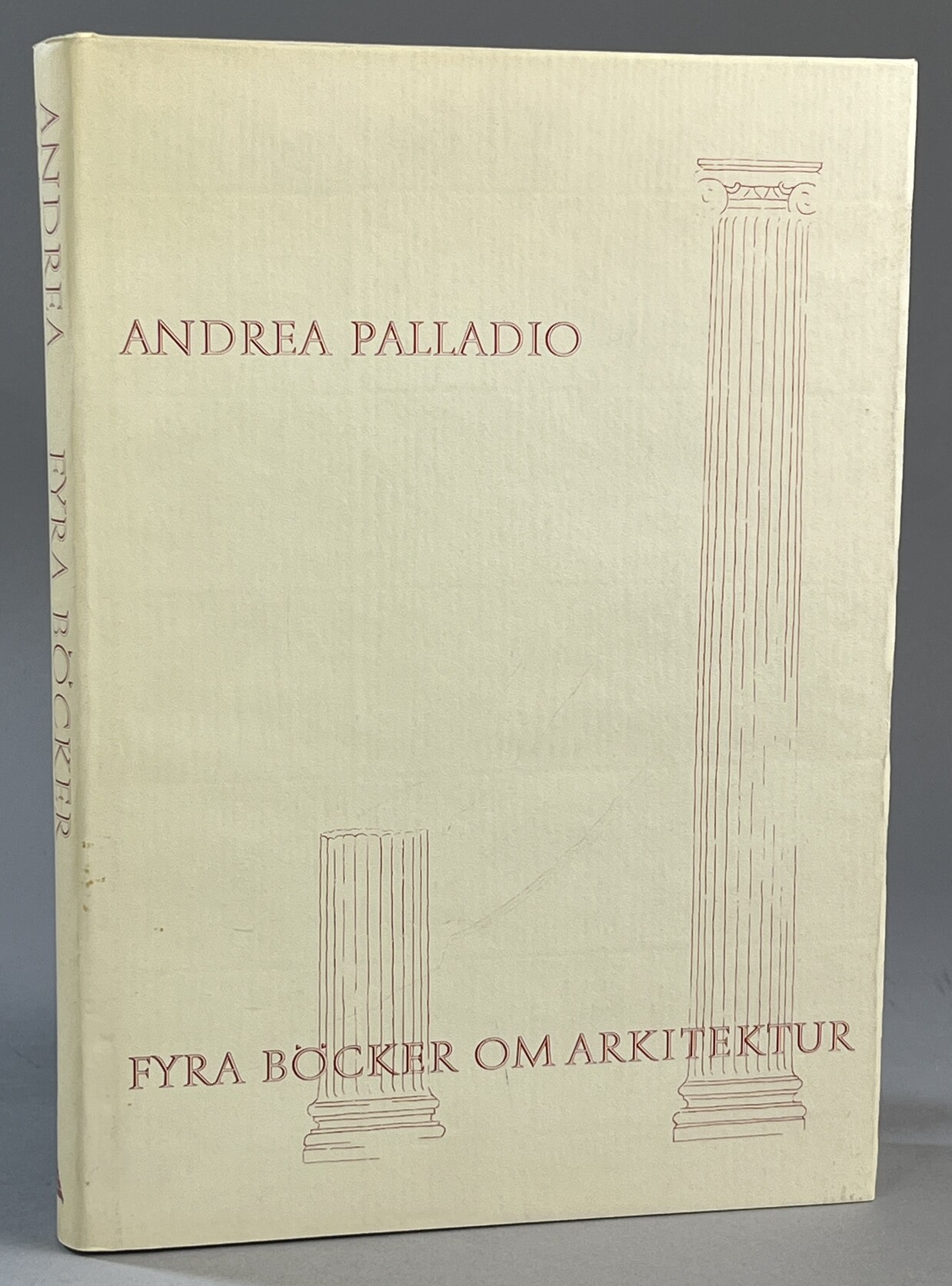 Fyra böcker om arkitekturen. Översättning från italienska originalets första upplaga av Ebba Atterbom med biträde i tekniska frågor av Anna Mohr Branzell. Inledande förord av Martin Olsson ... [Utg. av] Vinga Bokförlag.