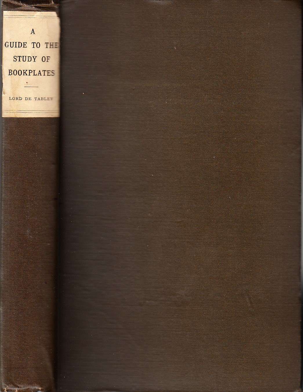 A Guide to the Study of Book-Plates (Ex-Libris). [2nd revised edition].