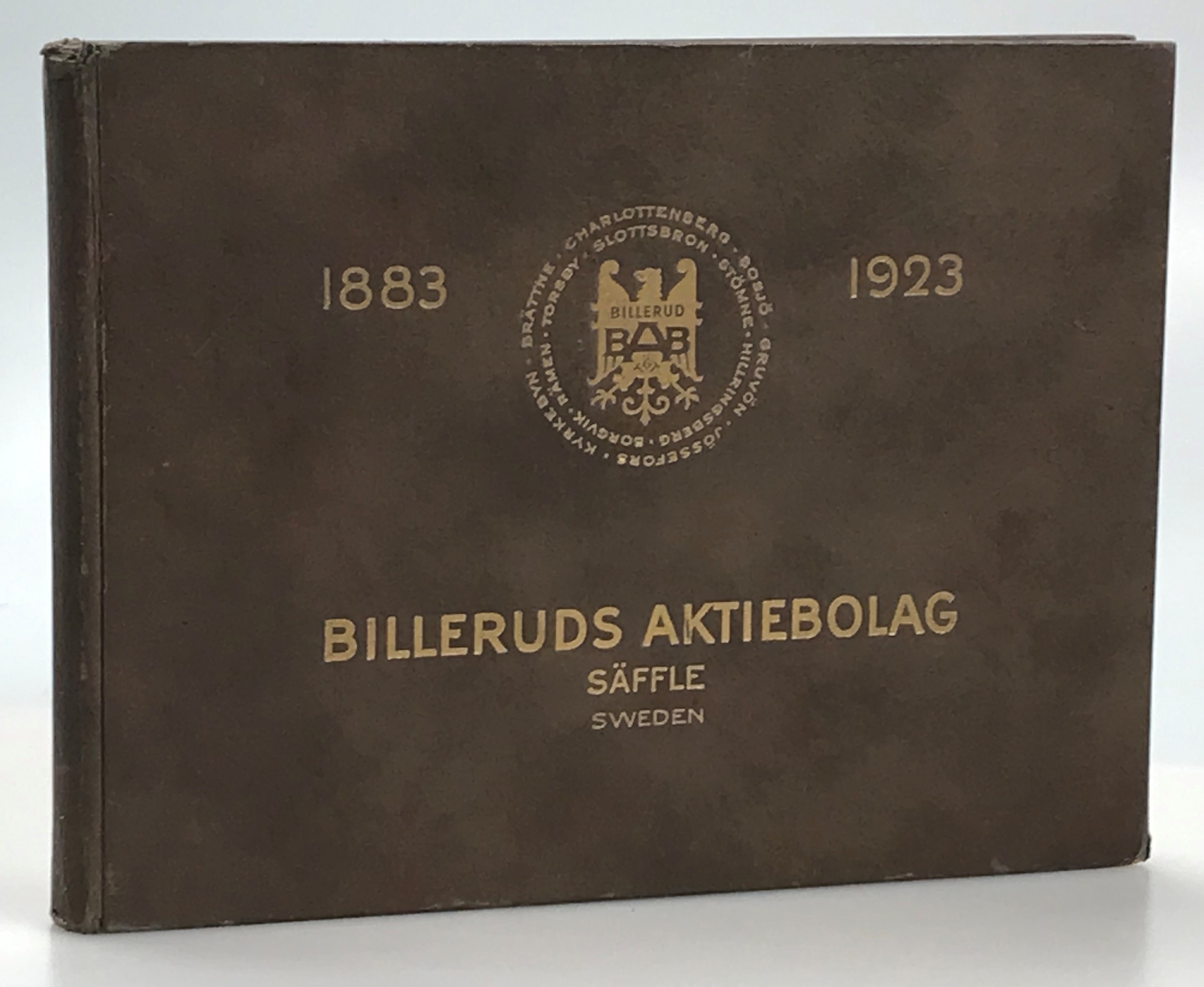 Billeruds aktiebolag, Säffle, Sweden. Established in 1883.