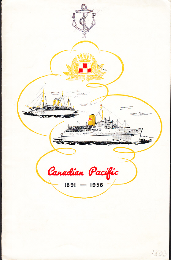 A short history and fleet list of the Canadian Pacific ocean steamships 1891-1956.