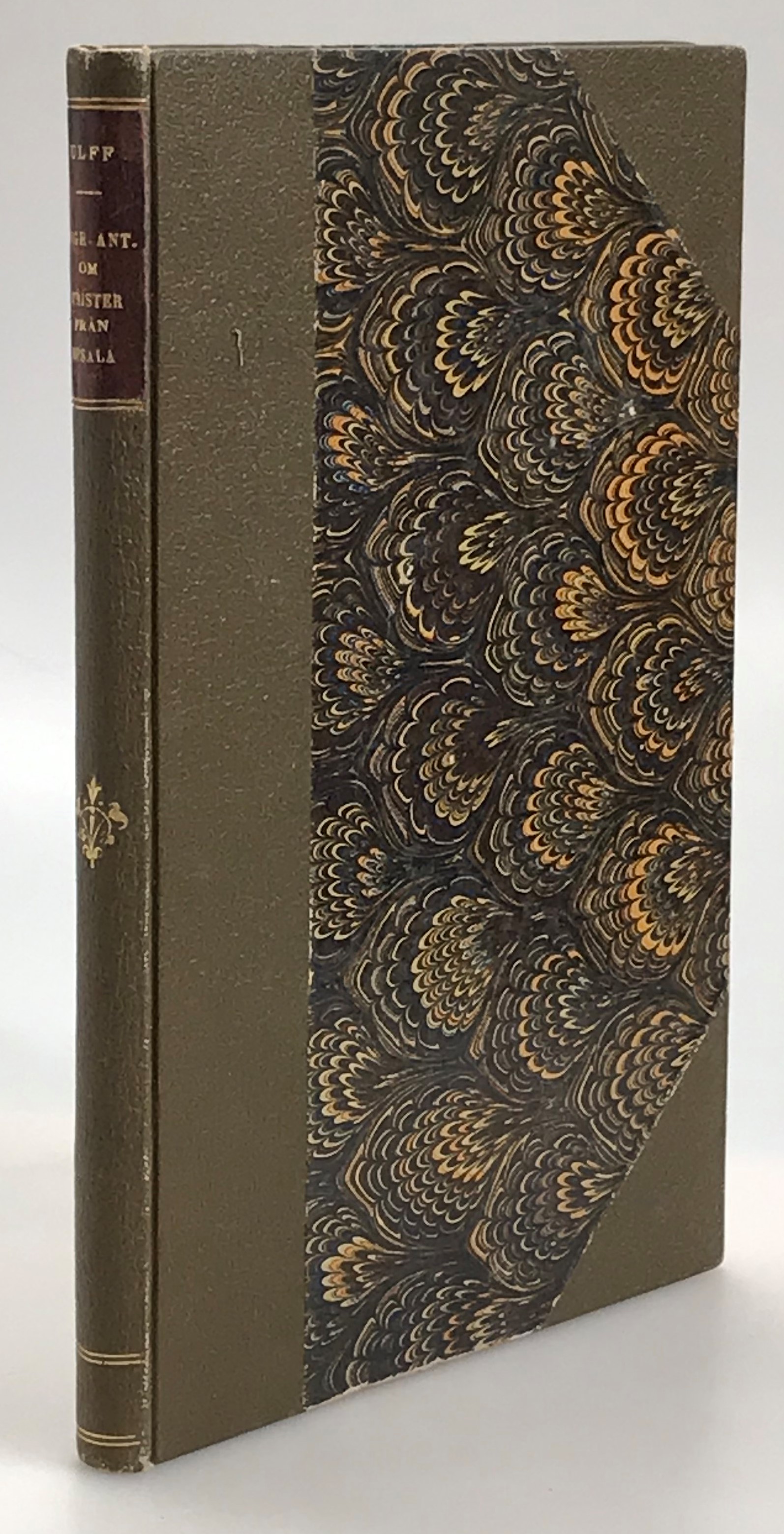 Biografiska anteckningar om juris kandidater och till rättegångsverken examinerade vid Upsala universitet 1839-1881 af Otto Fr. Ulff.