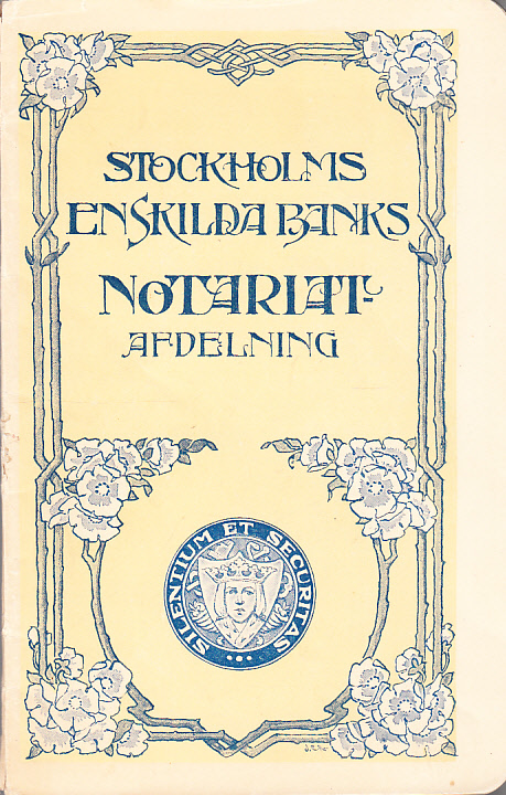 Stockholms Enskilda Banks Notariatafdelning.