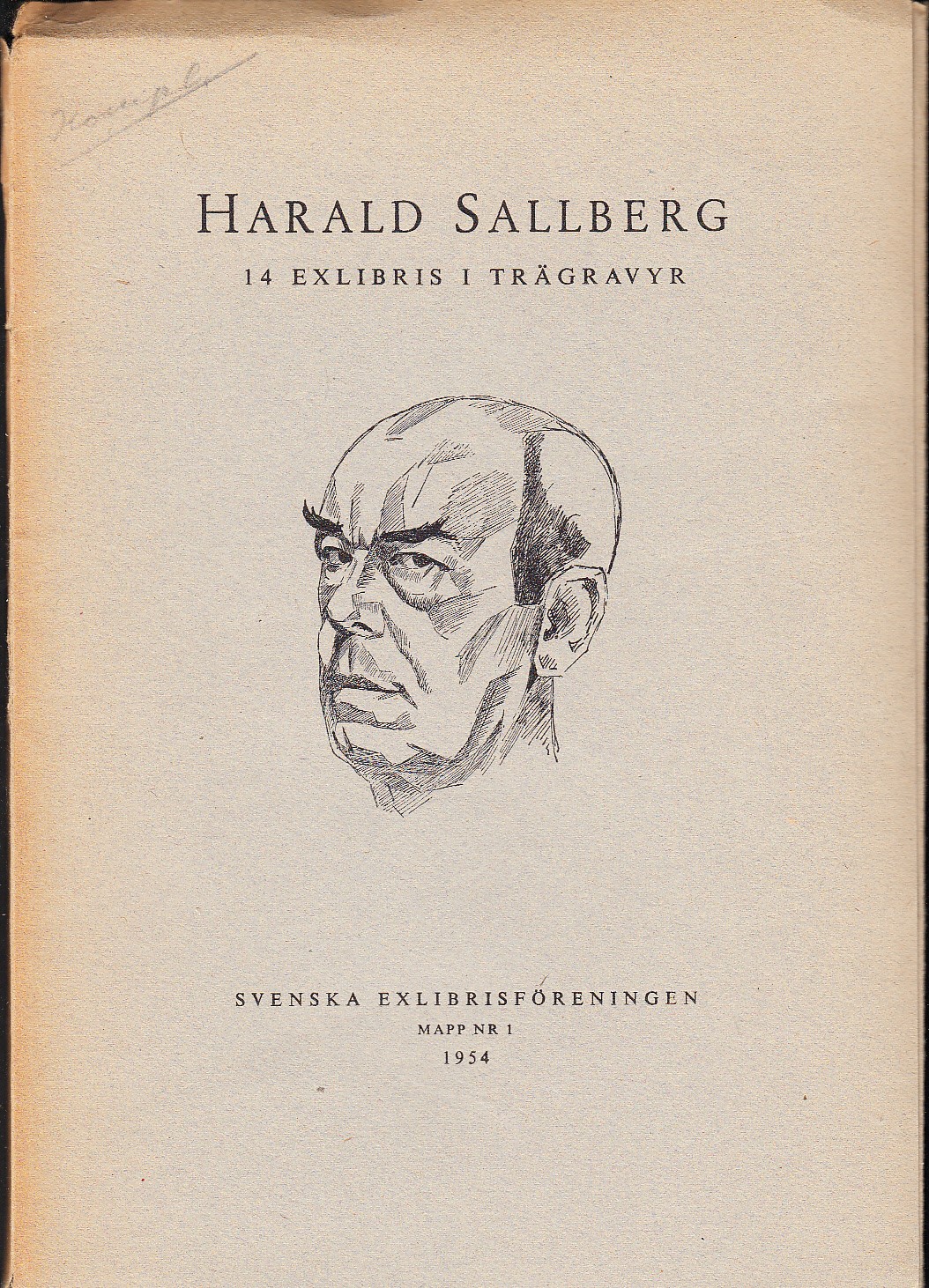Harald Sallberg. 14 exlibris i trägravyr. [Utg. av] Svenska Exlibrisföreningen.