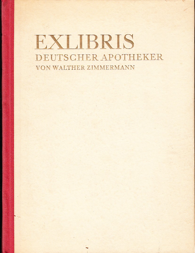 Exlibris (Bucheignerzeichen) deutsche Apotheker.