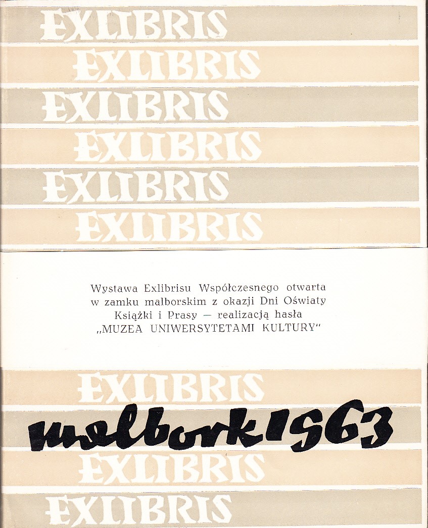 I Biennale ‘Exlibris Wspólczesny’. Katalog. Museum Zamkowe w Malborku.