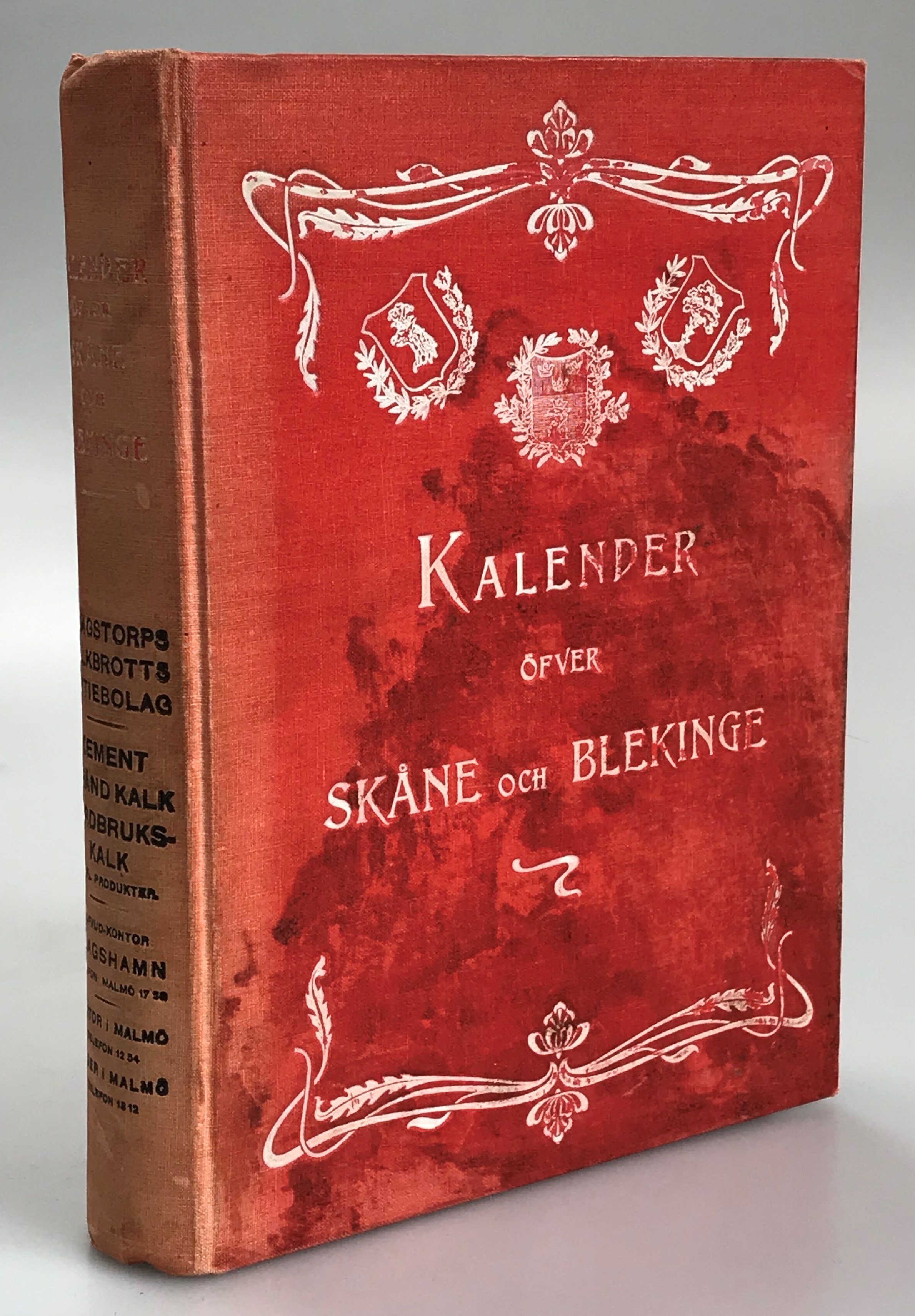 Kalender öfver Skåne och Blekinge. Utgifven af Fredrik Landén och Hugo Landén. Första delen: Skånska ämbetsverk m.m., städer, köpingar. Blekinge. [... Andra delen: Blekinge].