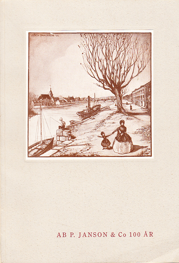 AB P. Janson & Co 1852-1952. En hundraårshistorik. [Omslag och teckningar av Gösta Dahlström].