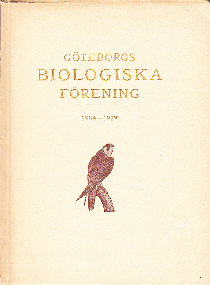 Göteborgs Biologiska förening 1904-1929.