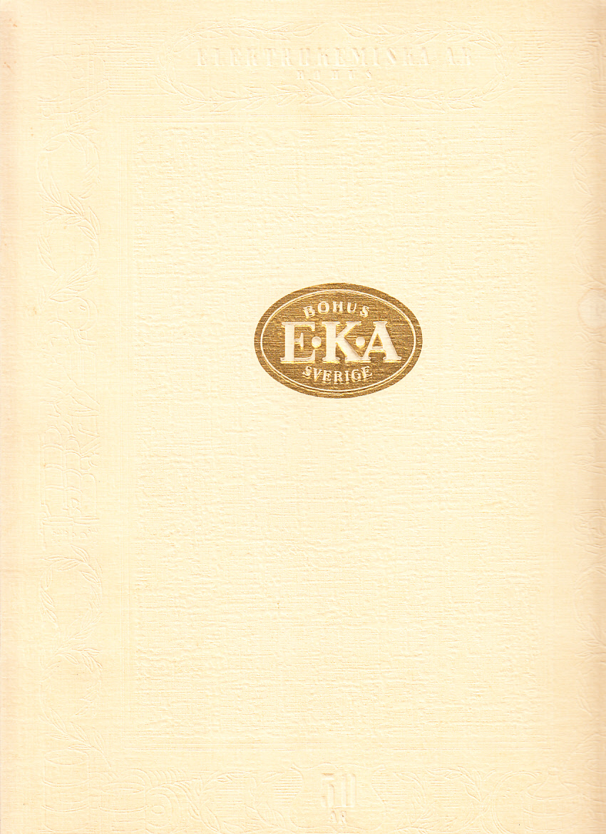 Bohus EKA, Sverige. 50 år. [Elektrokemiska A.B. Bohus]. [Med historik av Gösta Bodman].
