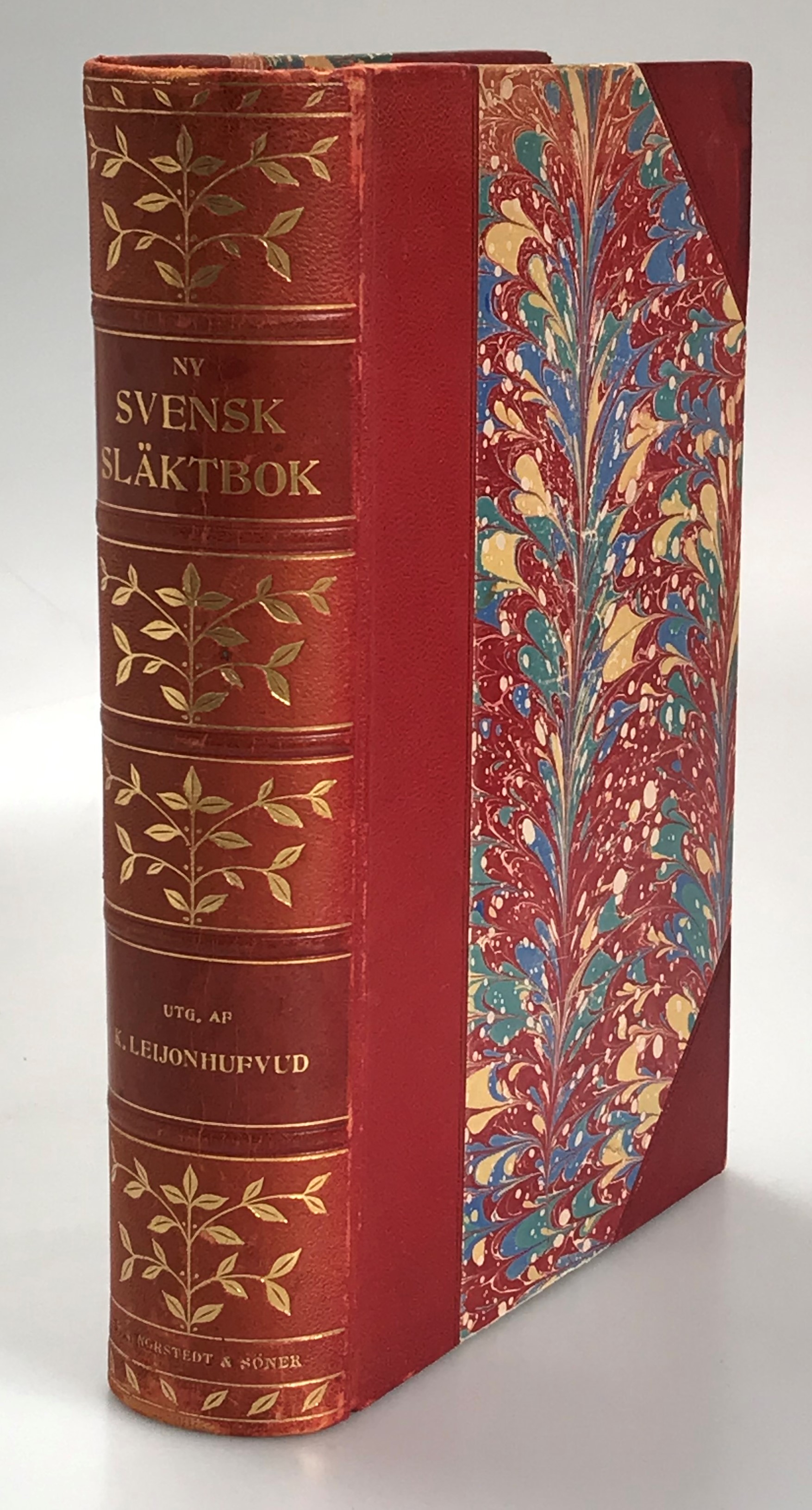 Ny svensk släktbok. Utgifven af Karl A. K:son Leijonhufvud. Med register af G. Ericson.