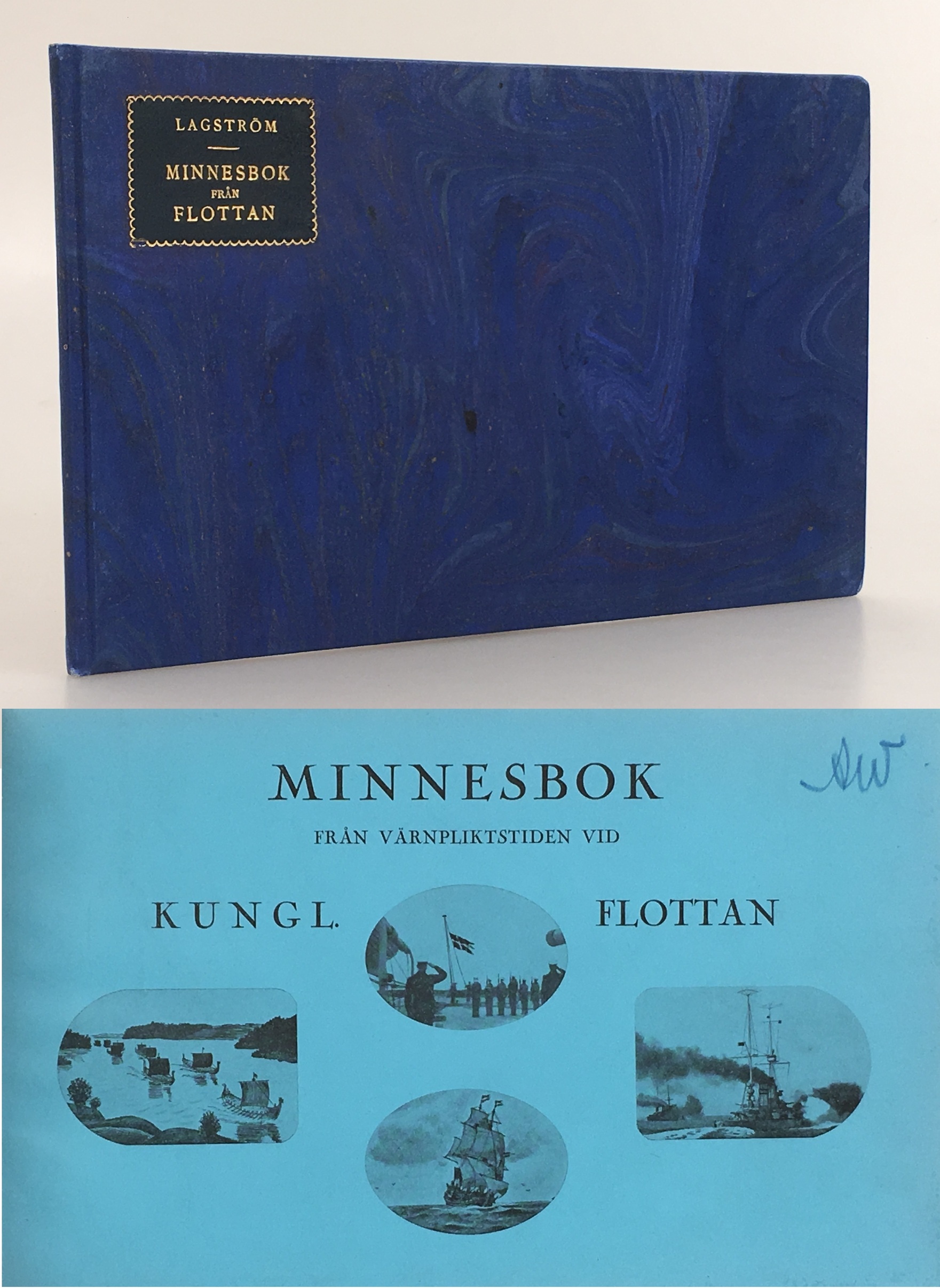 Minnesbok från värnpliktstiden vid Kungl. flottan [= omslagstitel].