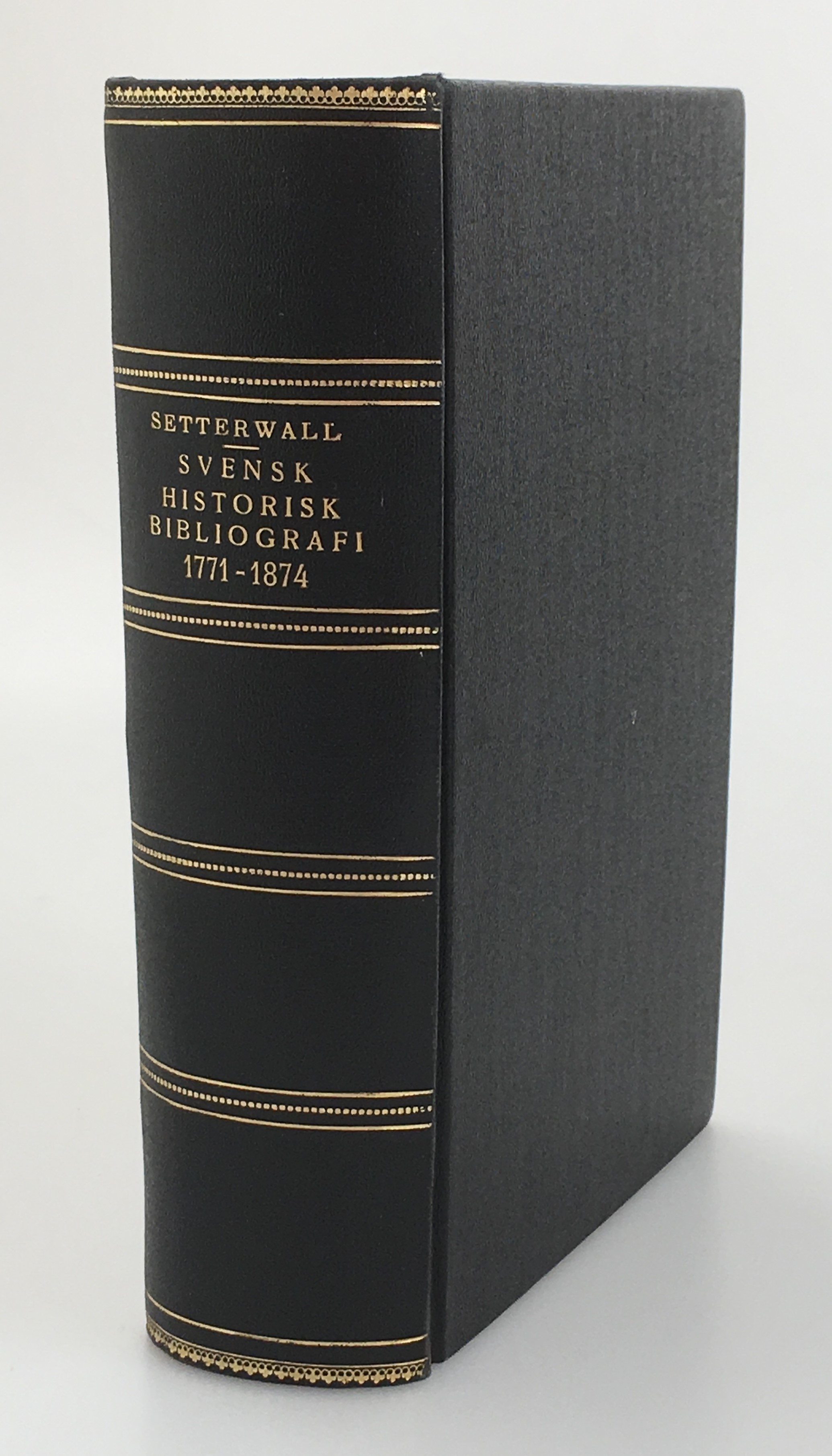 Svensk historisk bibliografi 1771-1874. Systematisk förteckning över skrifter och uppsatser som röra Sveriges historia utkomna från och med 1771 till och med 1874. Reviderad och till trycket befordrad av Sven Ågren.