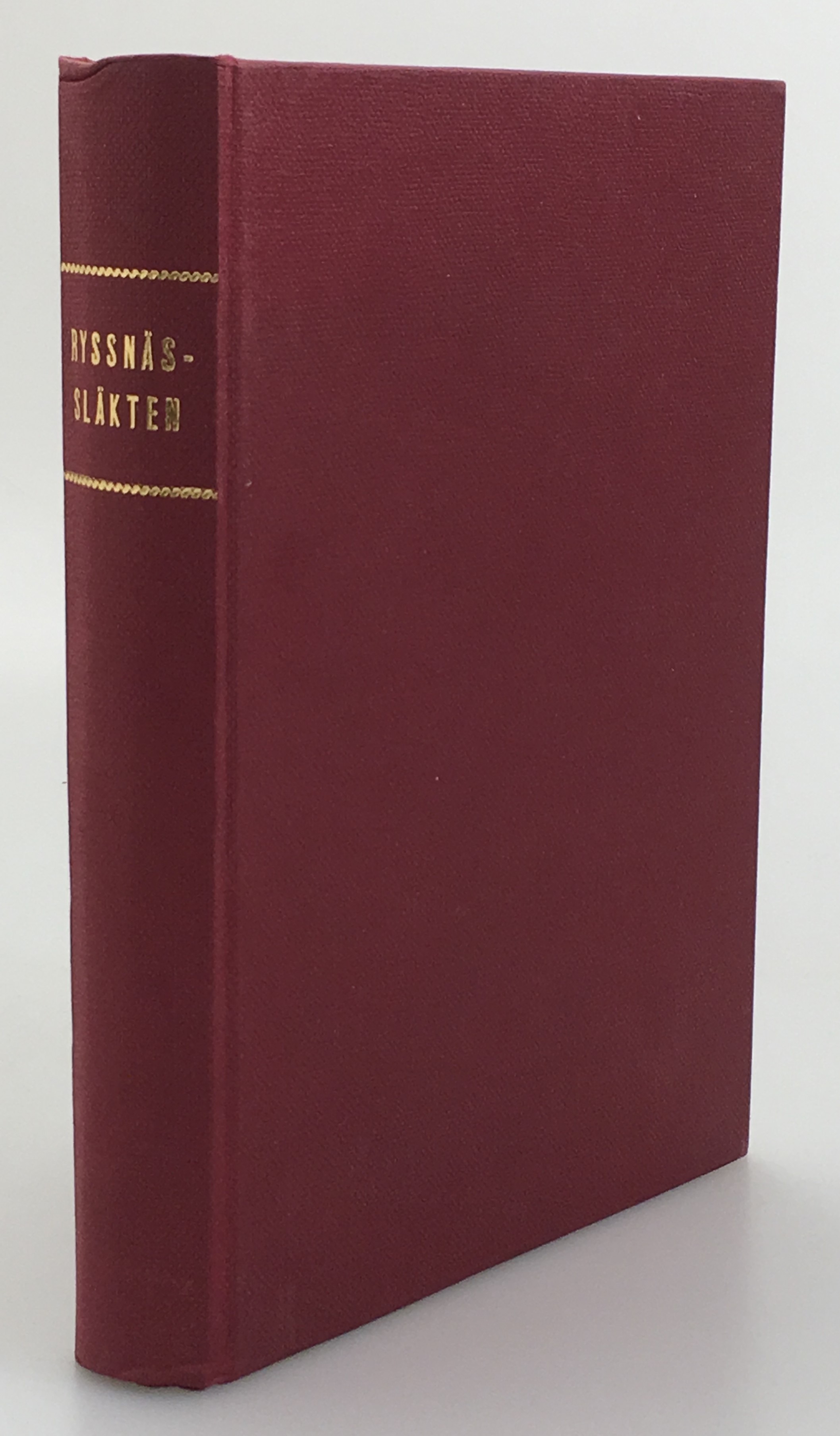 Ryssnässläkten. Släktförteckning. Utarbetad av Frans A[lbert] Hall. Omarbetad av Alfhild Bergqvist [f. Hall].
