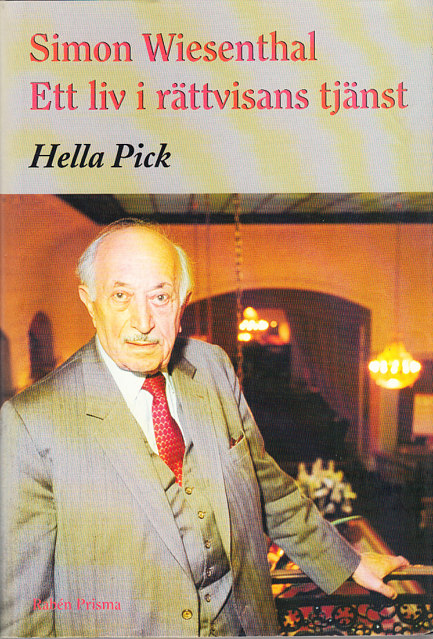 Simon Wiesenthal. Ett liv i rättvisans tjänst. Översättning av Gunilla Larsson. [Utg. av] Rabén Prisma.