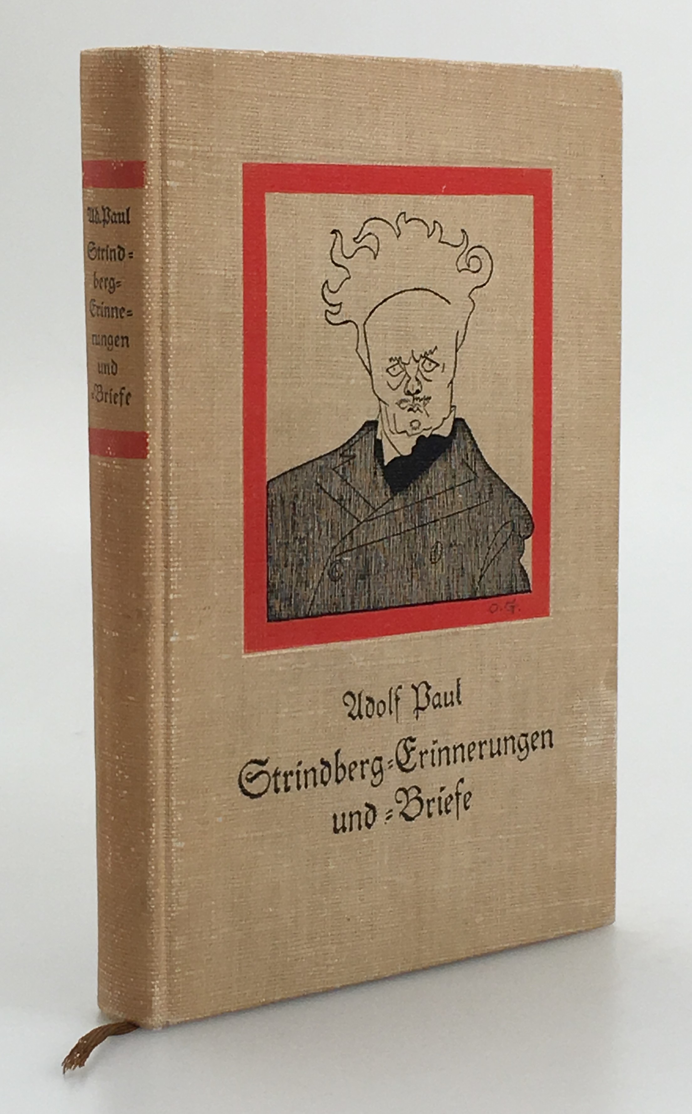 Strindberg-Erinnerungen und -Briefe. Mit drei Bildnissen Strindbergs.