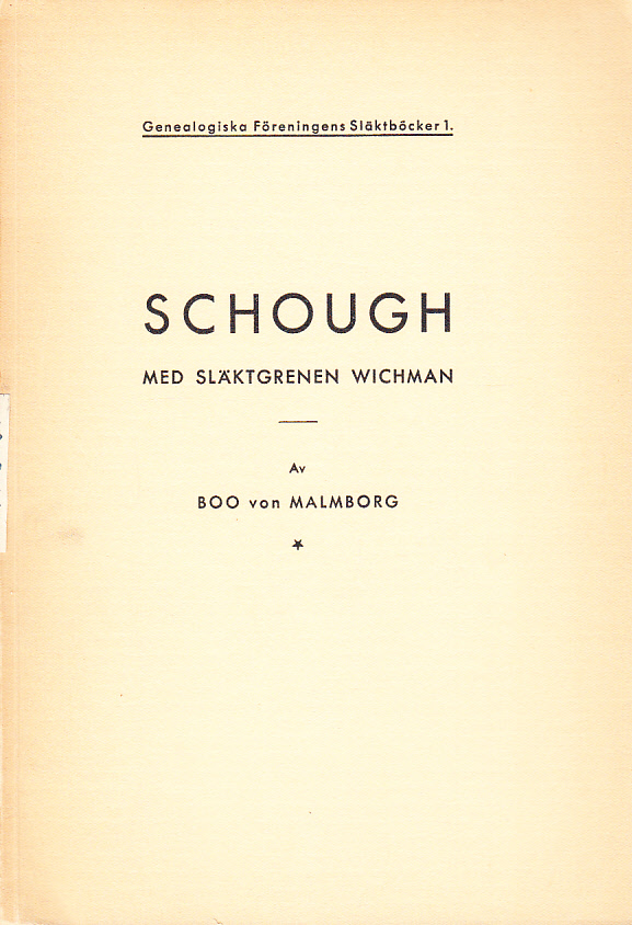 Schough, med släktgrenen Wichman.