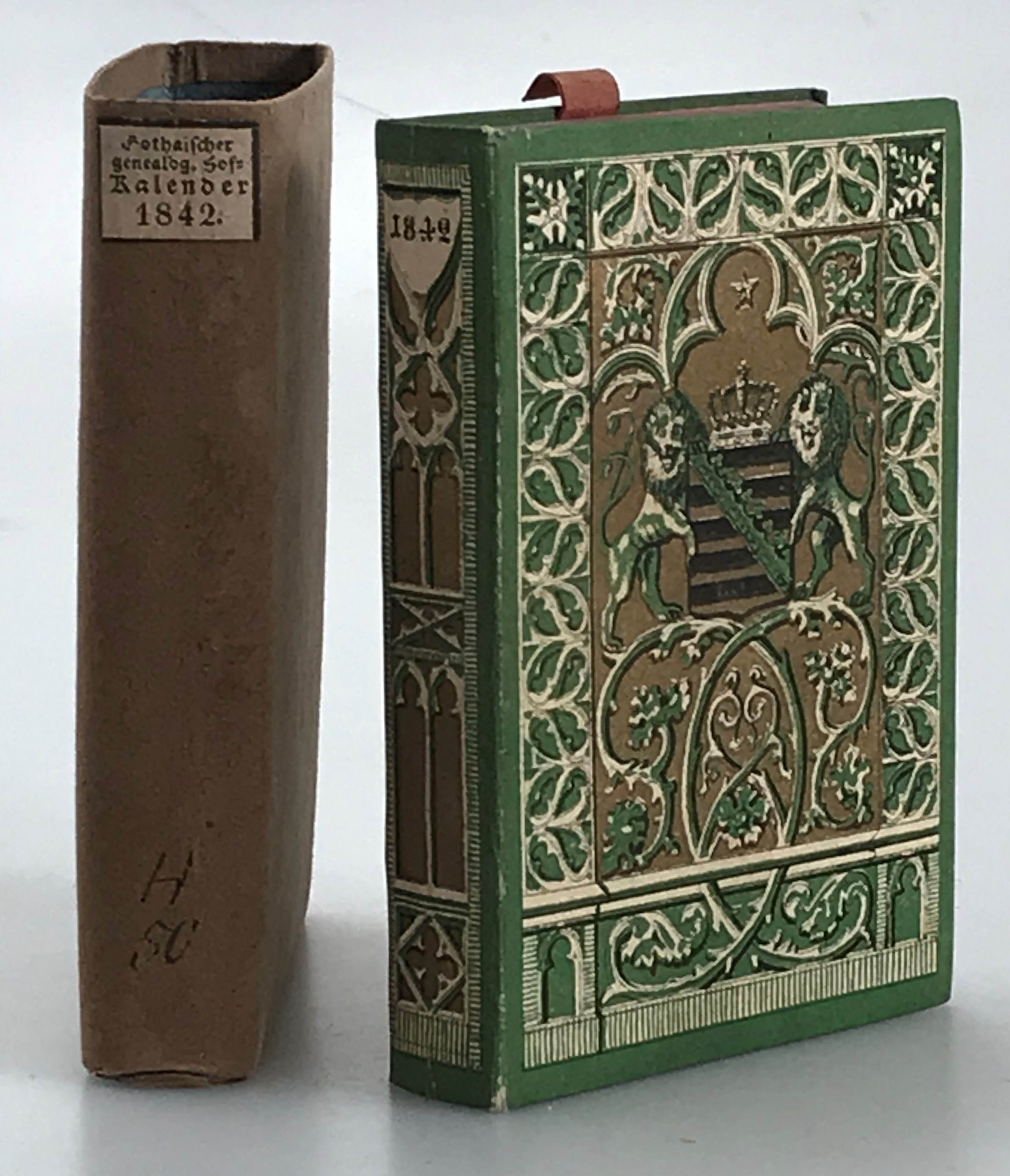 Gothaischer genealogischer hof-kalender auf das jahr 1842. Neun und Siebzigster Jahrgang.