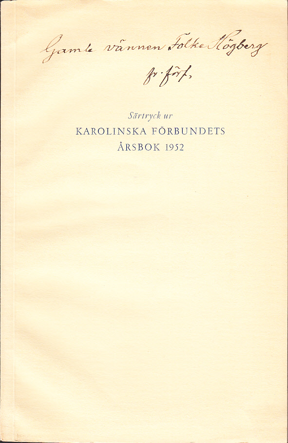 Bidrag till frågan om svenska armén under norska fälttåget 1718 [= rubrik].