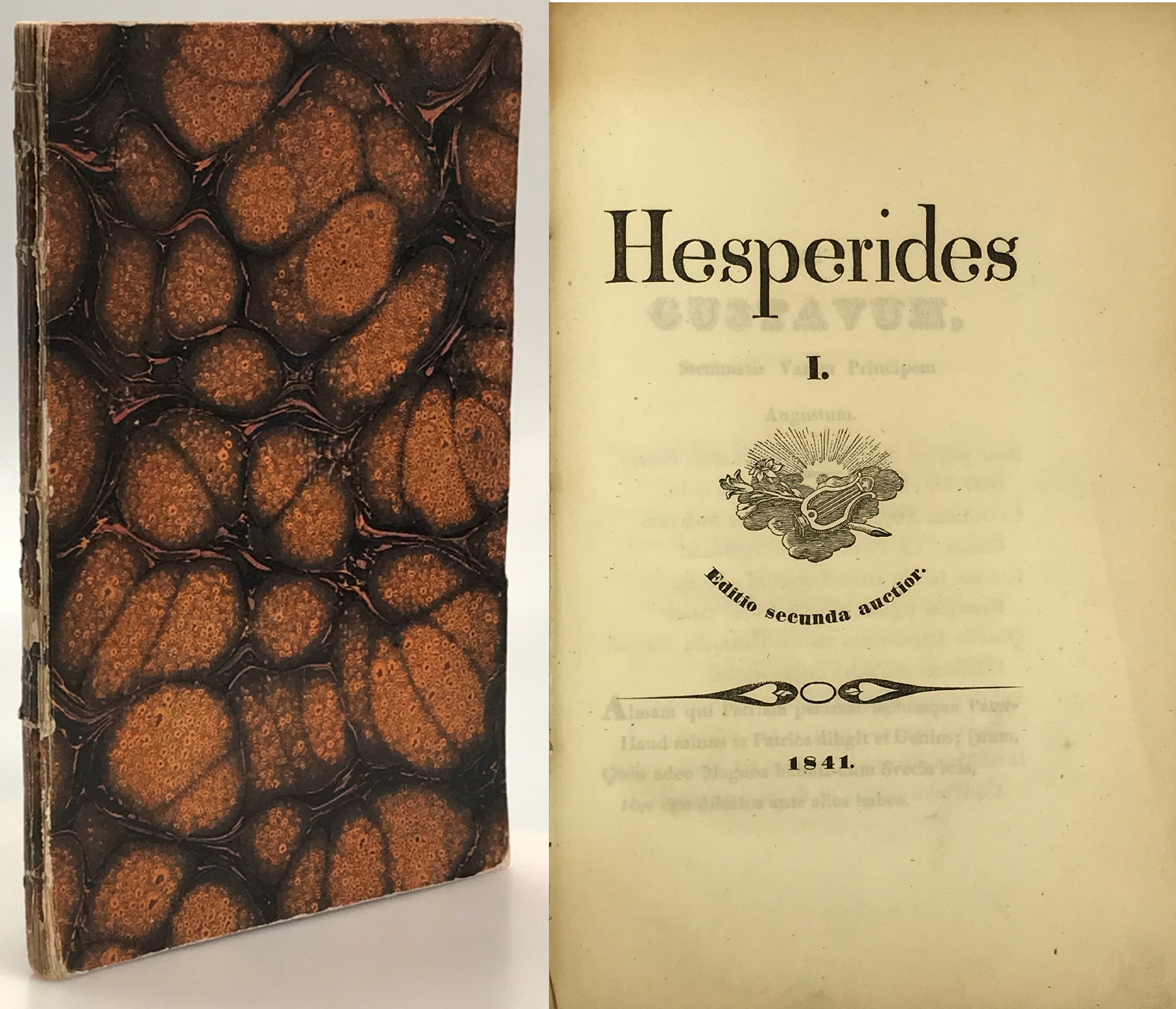 Hesperides. I. Editio secunda auctior. [Berolini apud Albertum Wohlgemuth venales].