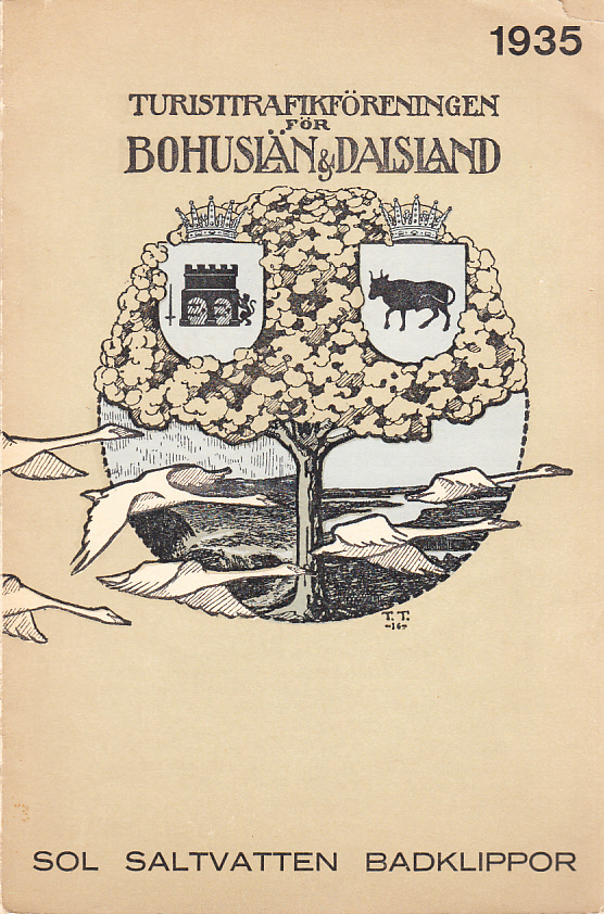 Turisttrafikföreningen för Bohuslän och Dalsland årsbok. Tjugonde årgången. Sommaren 1935. [Sista årgången].