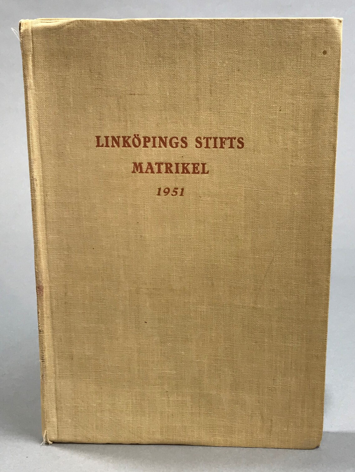 Linköpings stifts matrikel 1951. Utgiven av Ove Hassler, Bengt Cnattingius, Claes Setterdahl.
