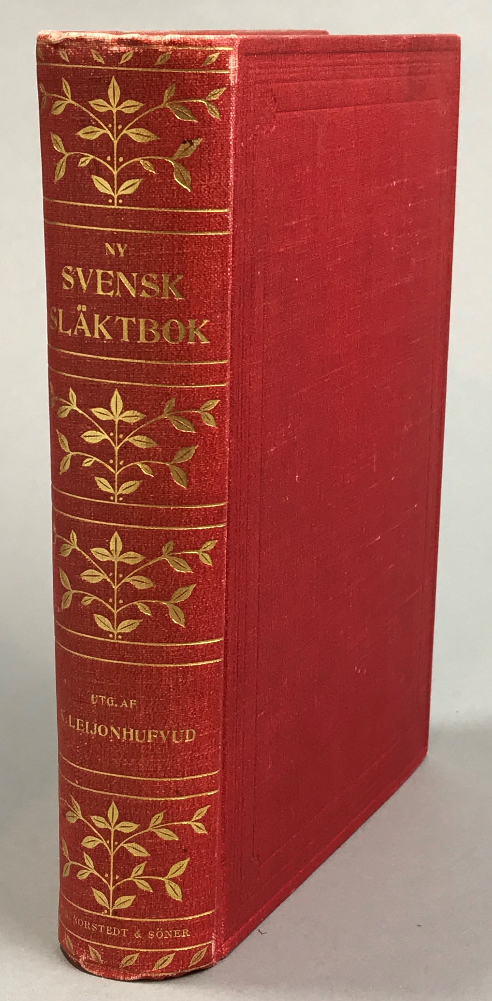 Ny svensk släktbok. Utgifven af Karl A. K:son Leijonhufvud. Med register af G. Ericson.