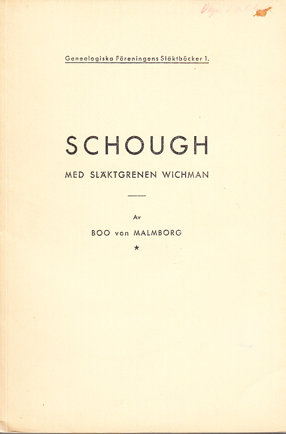 Schough, med släktgrenen Wichman.