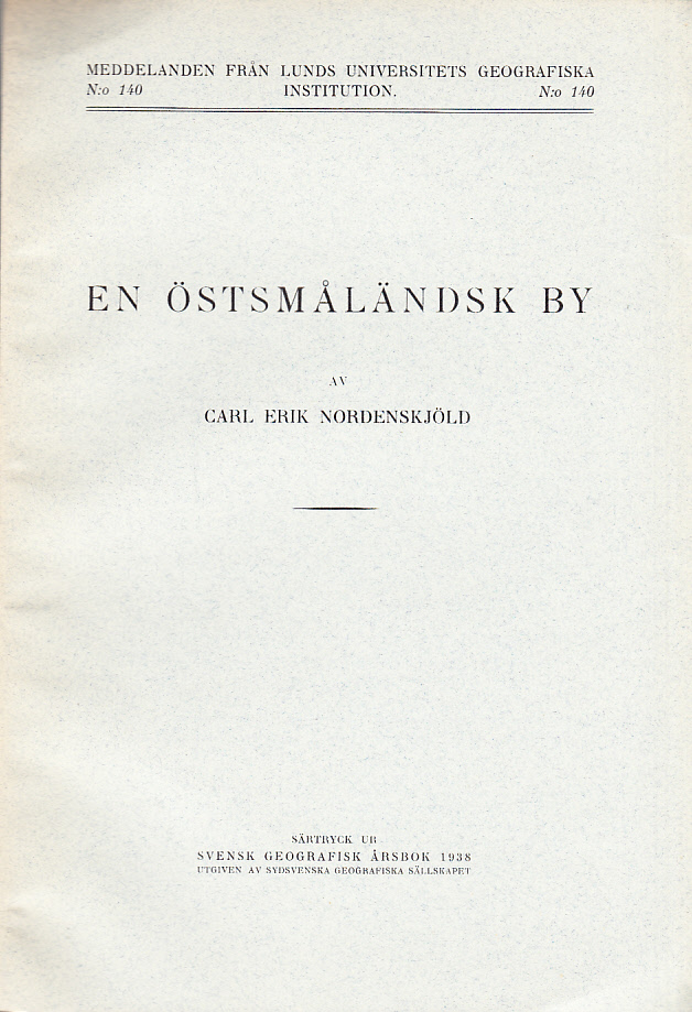 En östsmåländsk by [= rubrik].