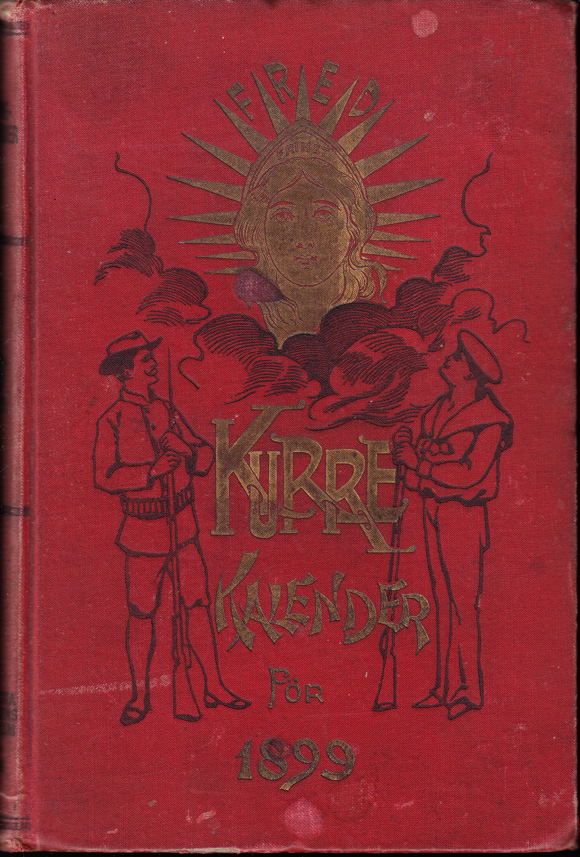 Kurre-kalender för 1899. Med textbidrag på vers och prosa af Carl Snoilsky, Johan Jolin (Jo. Jo.), Konni Zilliacus, Georg Nordensvan, Gustaf Wicklund, Gustaf Gullberg och Otto Crælius m.fl. Stockholmsbilder af August Blanche. Rikt illustrerad af Gus Higgins, F.M. Howarth och C.G. Hallbäck m.fl. artister.