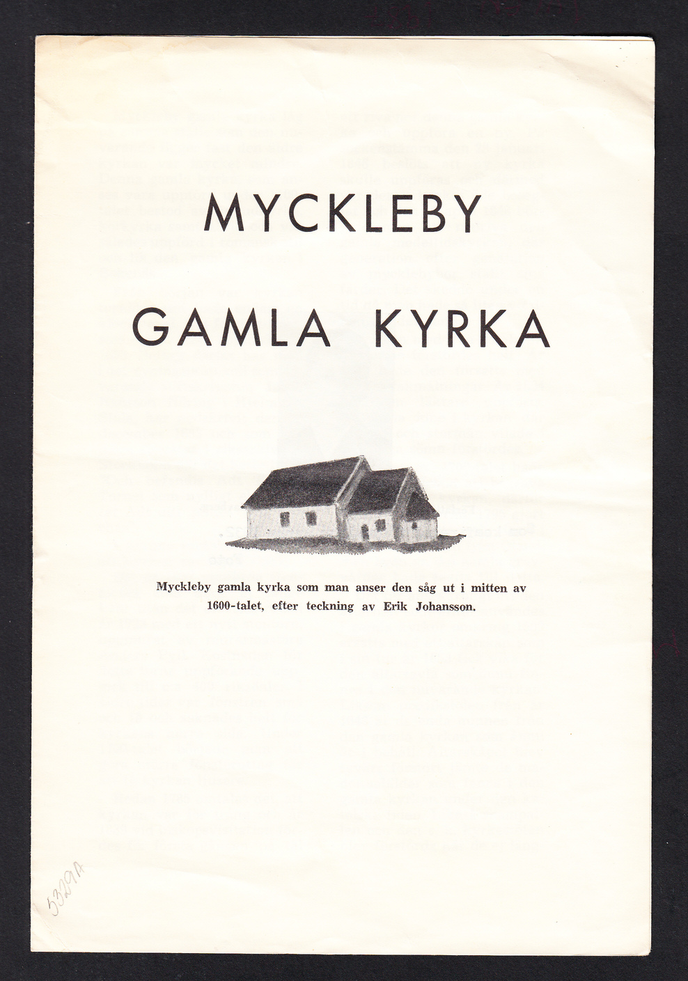 Myckleby gamla kyrka.