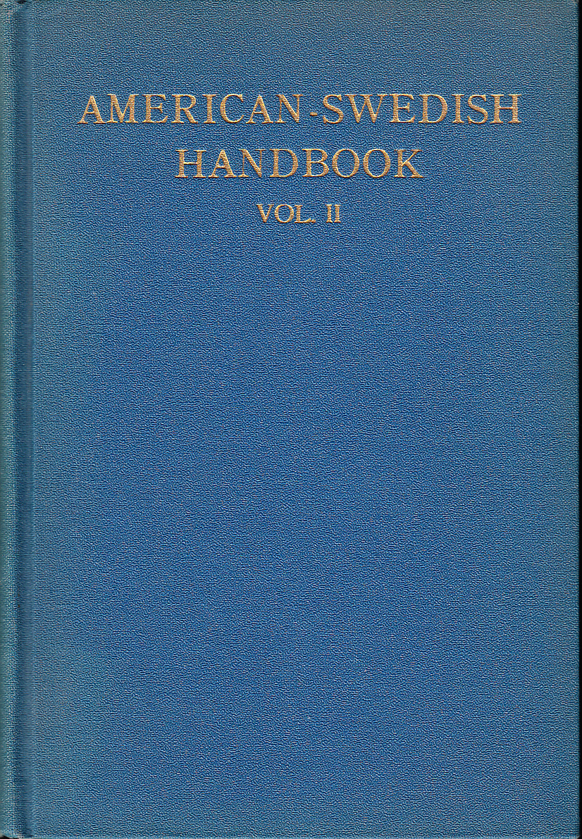 American-Swedish Handbook. Vol. II.