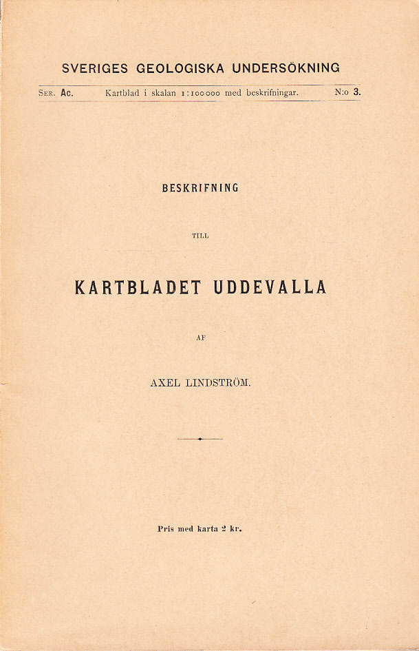Beskrifning till kartbladet Uddevalla.