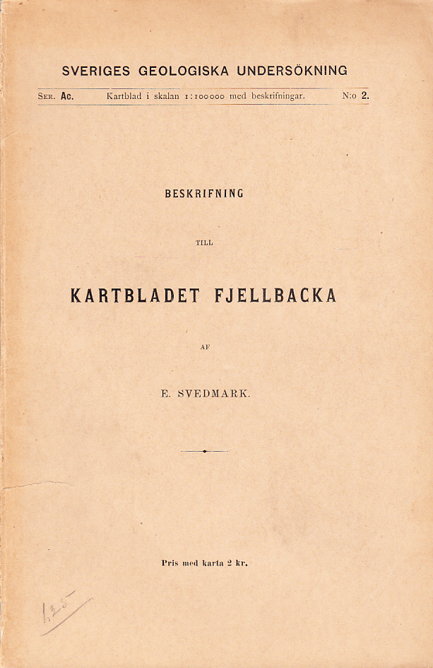 Beskrifning till kartbladet Fjellbacka.