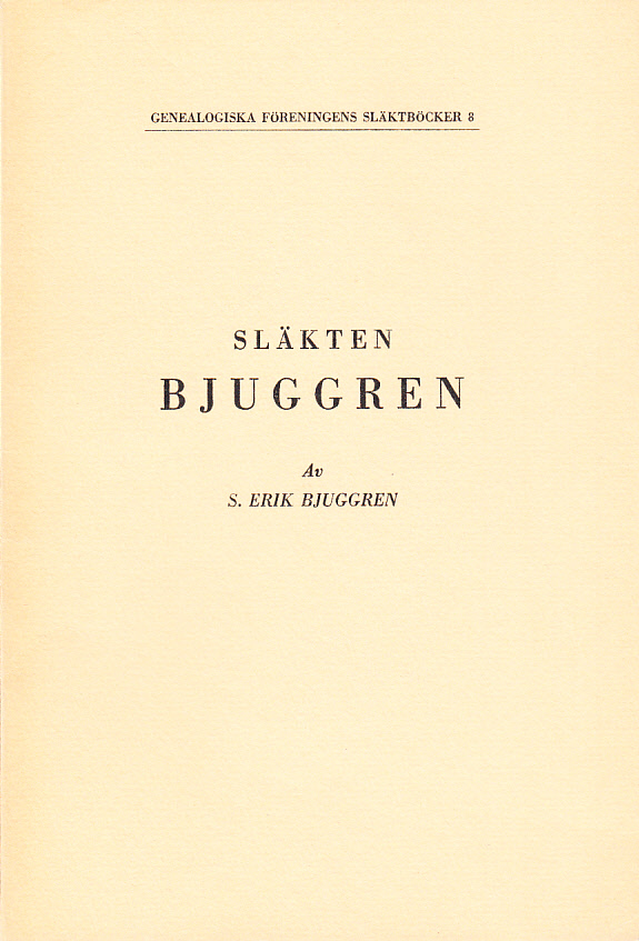 Släkten Bjuggren.