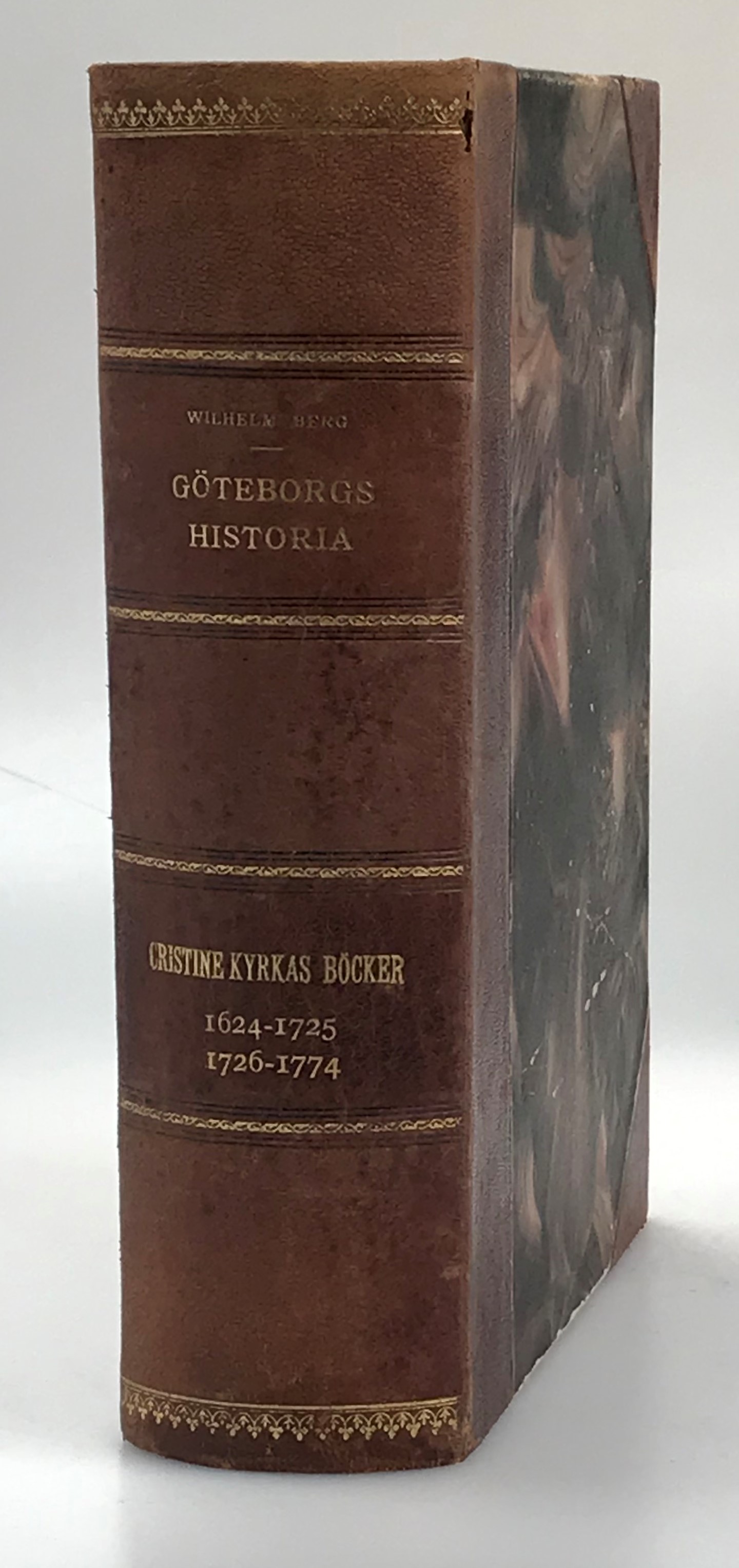 Christine kyrkas böcker för vigda, födda och döda I. 1624-1725. [... II. 1726-1774].