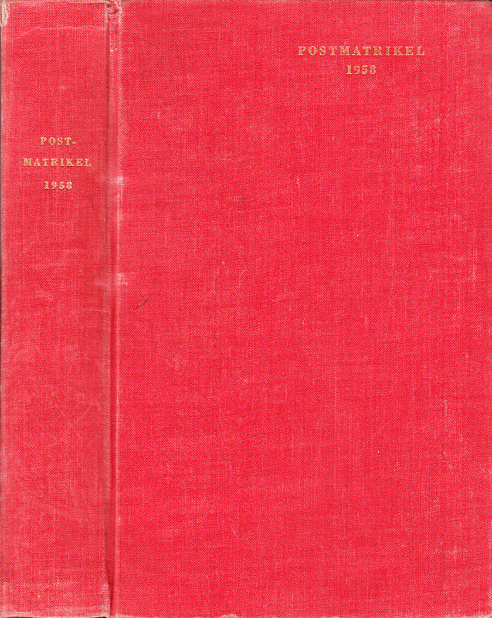Postmatrikel 1958. Utgiven av L-G Ekengren, Pelle Jöred.