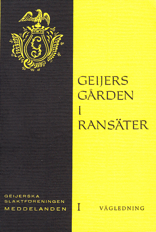 Geijersgården i Ransäter. Vägledning för besökande.