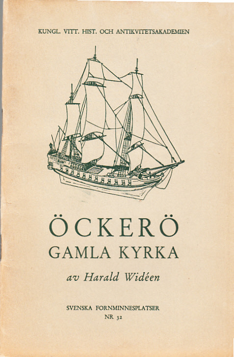 Öckerö gamla kyrka. [Utg. av] Kungl. Vitt. Hist. och Antikvitetsakademien.