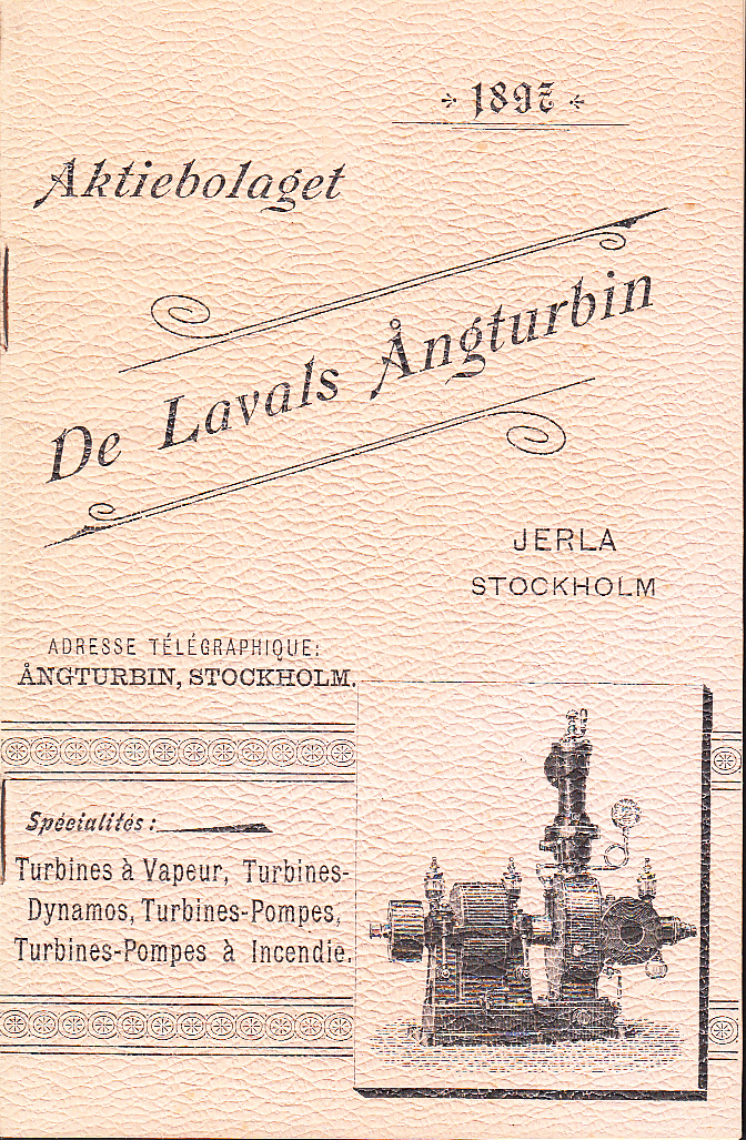 Société anonyme De Lavals Ångturbin à Stockholm ...