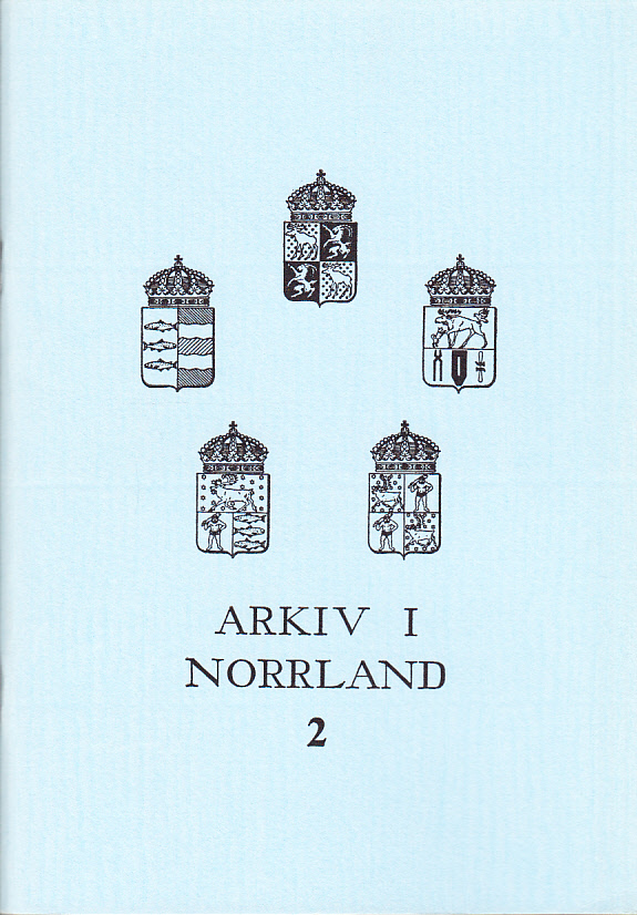 Arkiv i Norrland 2 [Landsarkivet i Härnösand].