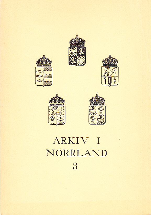 Landsarkivets källor om norra Ångermanland.