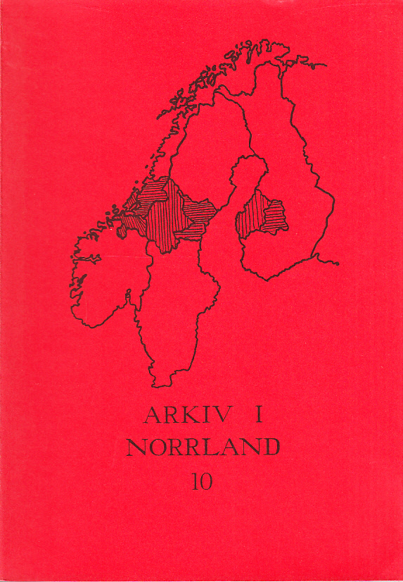 Arkiv och historia i Mittnorden. De mittnordiska arkiv- och historiedagarna 2-5 juni 1989.