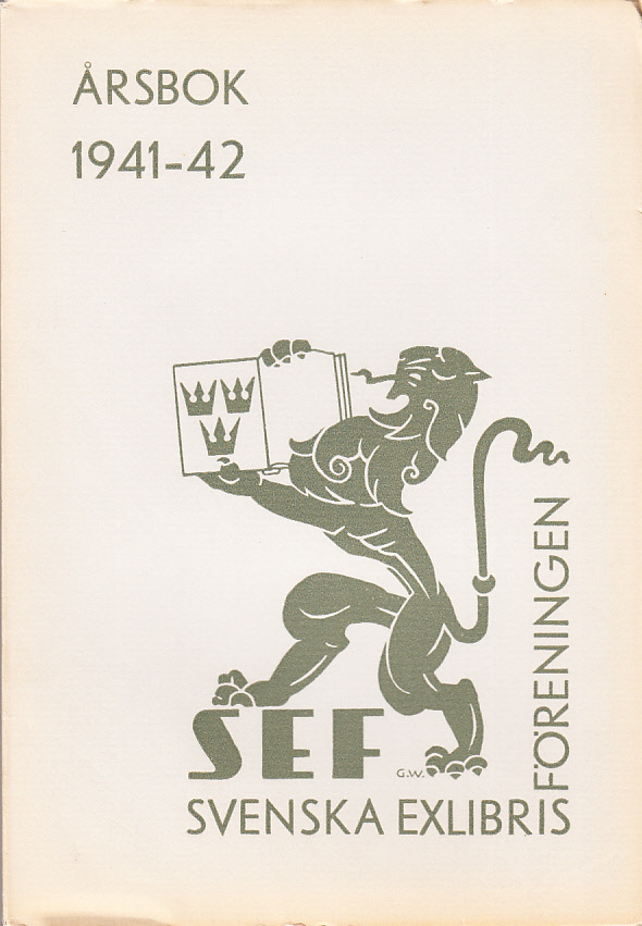 Svenska Exlibrisföreningens Årsbok 1941-42.